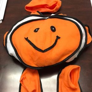 Halloween Nemo costume with hat and slippers